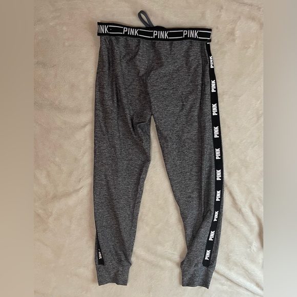 VS Pink Grey Logo Joggers - Picture 2 of 2